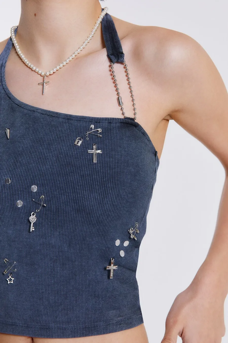 Jaded London Crop Tops*Pierce Me Top