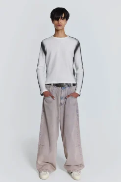 Jaded London Jeans*Pink Wash Acid Colossus Baggy Jeans