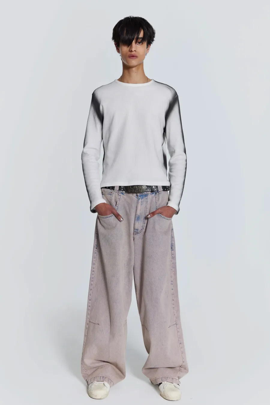 Jaded London Jeans*Pink Wash Acid Colossus Baggy Jeans