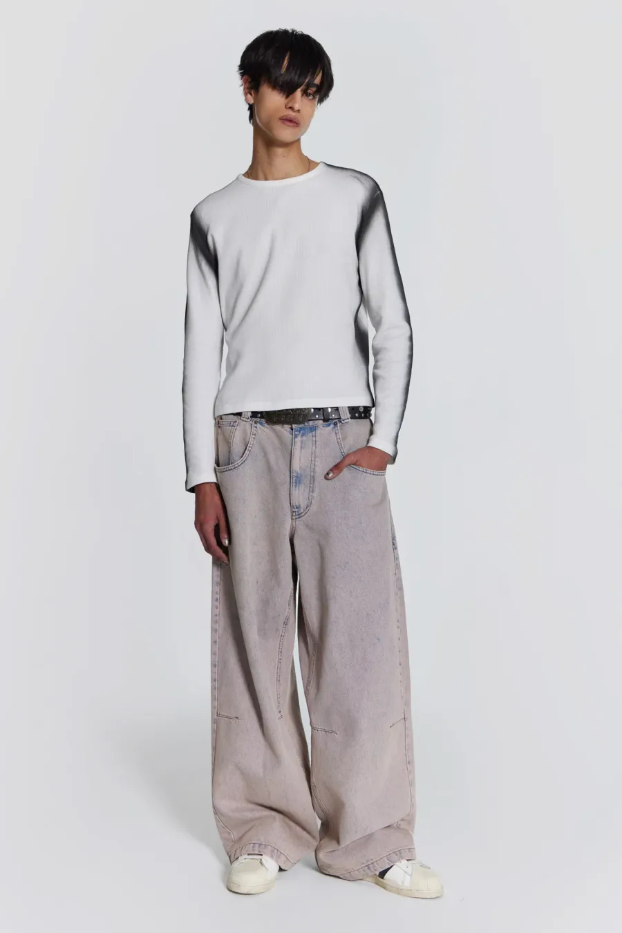 Jaded London Jeans*Pink Wash Acid Colossus Baggy Jeans