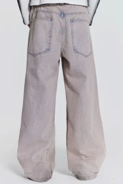 Jaded London Jeans*Pink Wash Acid Colossus Baggy Jeans