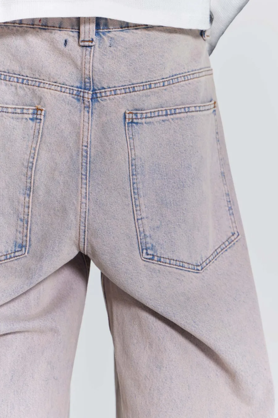 Jaded London Jeans*Pink Wash Acid Colossus Baggy Jeans