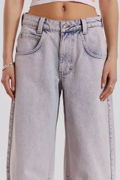 Jaded London Jeans*Pink Wash Acid Colossus Baggy Jeans