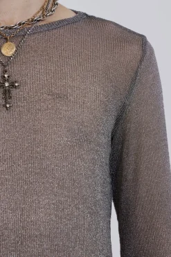 Jaded London T-Shirts*Platinum Mesh Knit