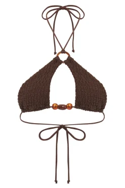 Jaded London New In Beach & Swimwear*Poseidon Zig Zag Knit Halter Bikini Top