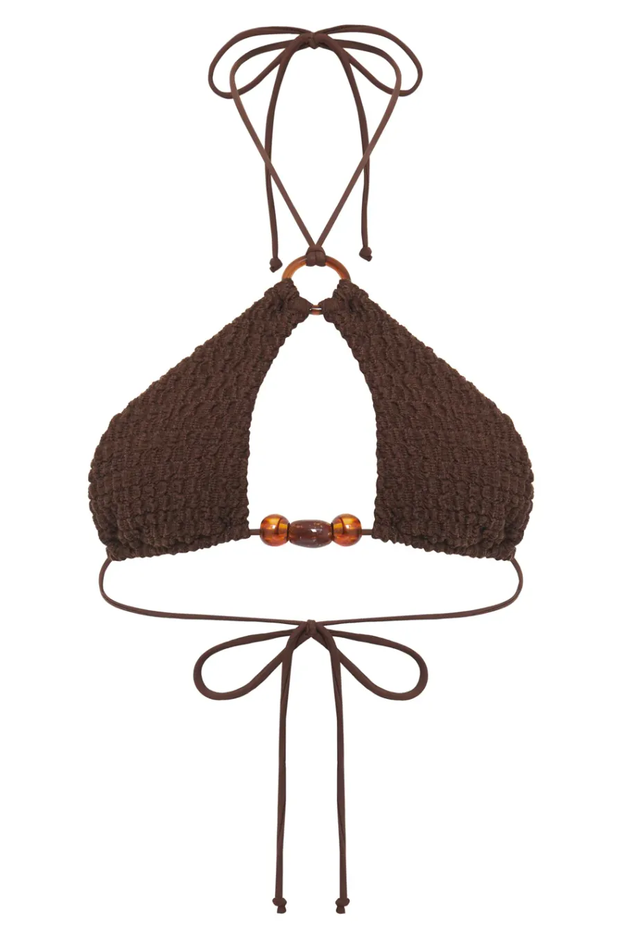 Jaded London New In Beach & Swimwear*Poseidon Zig Zag Knit Halter Bikini Top