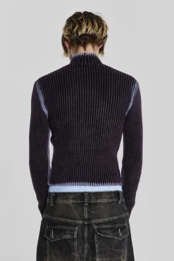 Jaded London *Purple Acid Lucid Knit Track Top