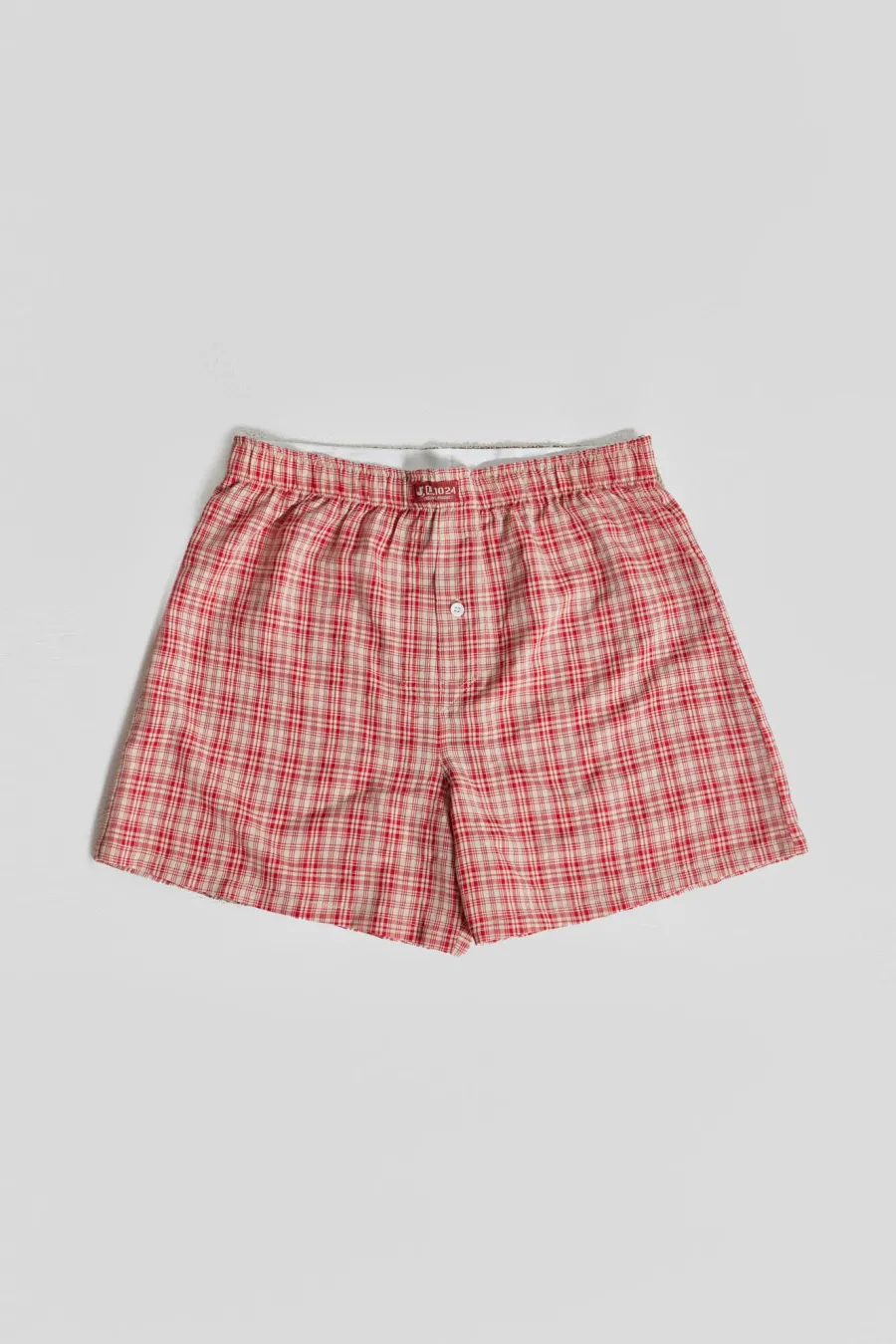 Jaded London Jorts & Shorts*Red Check Boxer