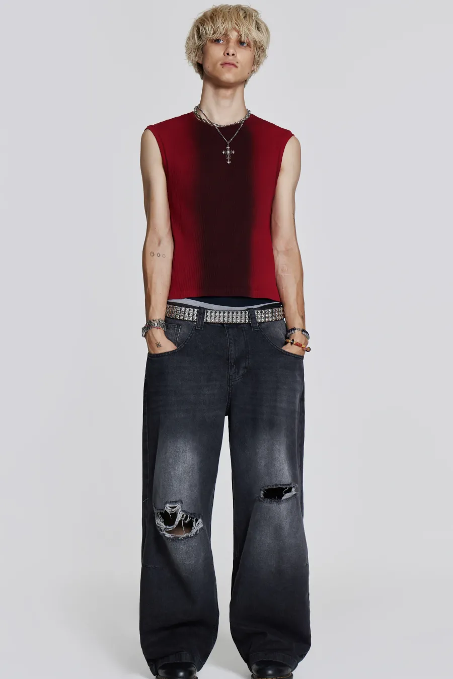 Jaded London Vests*Red Glare Tank