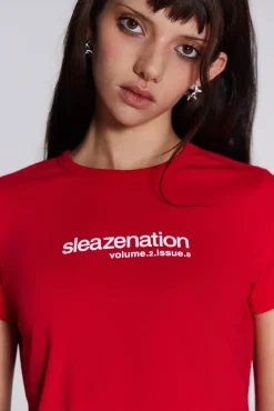 Jaded London T-Shirts*Red How Are You? Tee