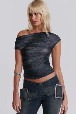 Jaded London Crop Tops*Reign Asymmetric Top