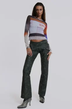 Jaded London Long Sleeve Tops*Reverie Mesh Long Sleeve Top