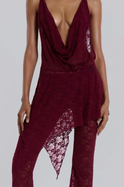 Jaded London Trousers*Riva Lace Hooded Co-Ord Set