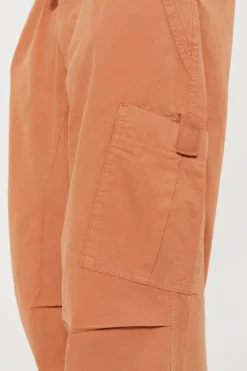 Jaded London Parachute Pants*Rust Orange Parachute Cargo Pants