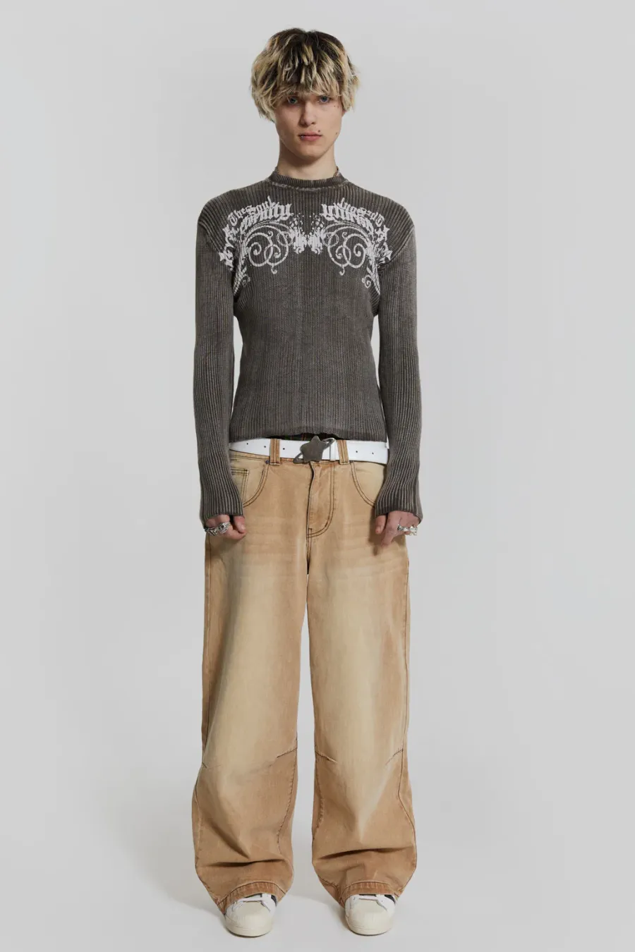 Jaded London Colossus Jeans*Sand Colossus Baggy Jeans