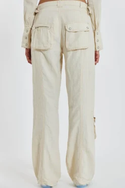 Jaded London *Santal Linen Cargo Trousers
