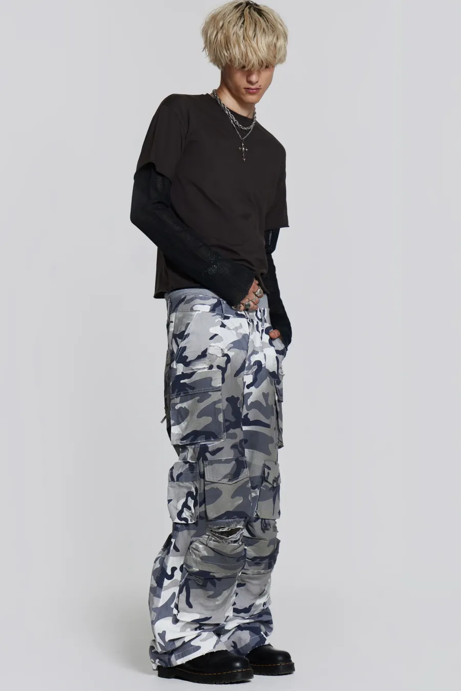 Jaded London Colossus Jeans*Siberia Camo Cargos