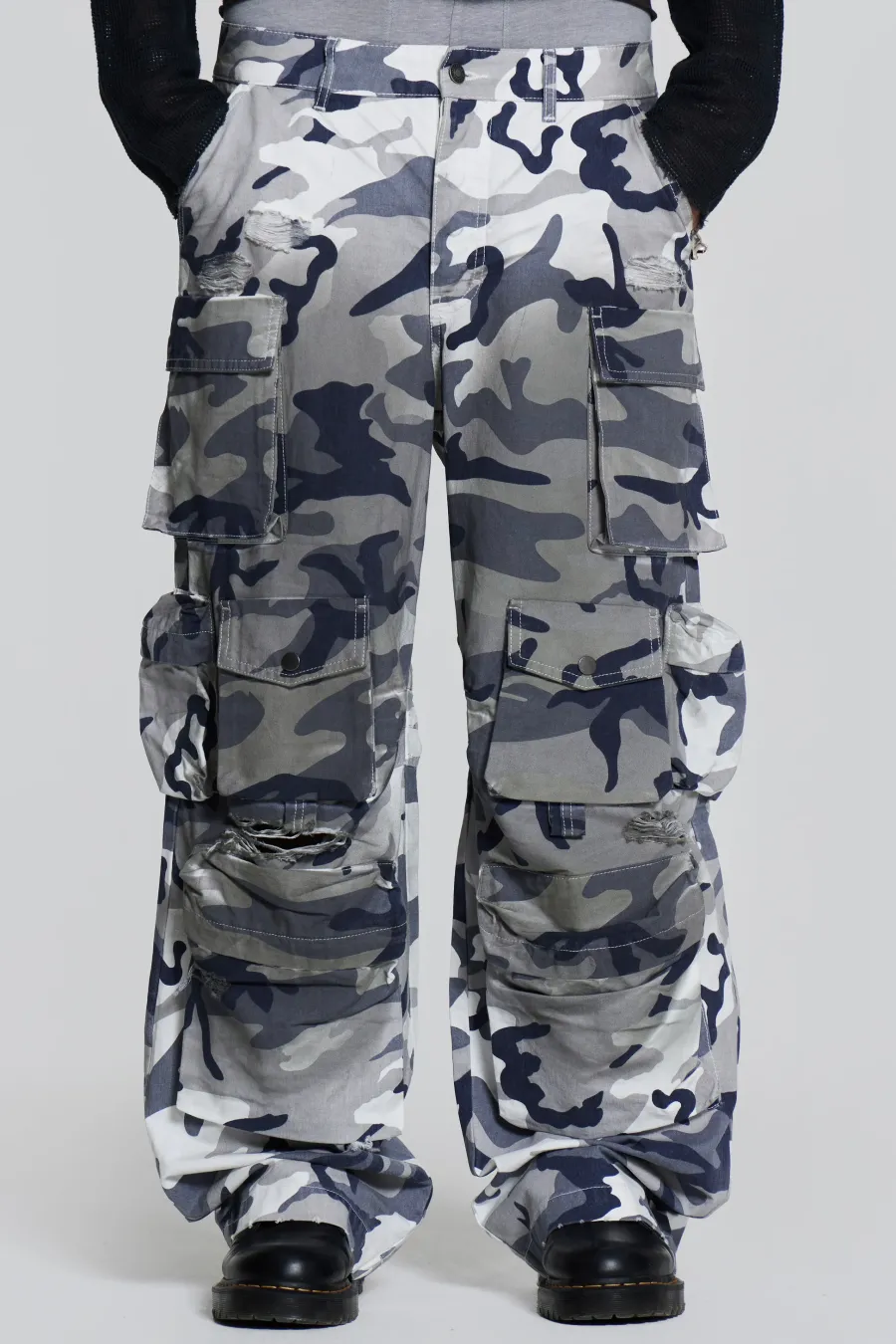 Jaded London Colossus Jeans*Siberia Camo Cargos