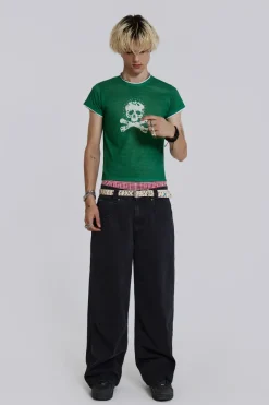 Jaded London Colossus Jeans*Solid Black Low Rise Colossus Jeans