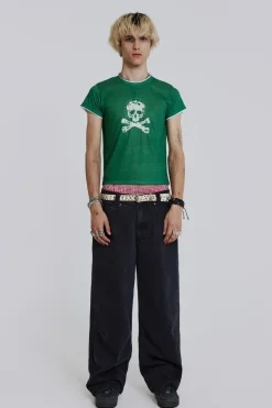 Jaded London Jeans*Solid Black Low Rise Colossus Jeans