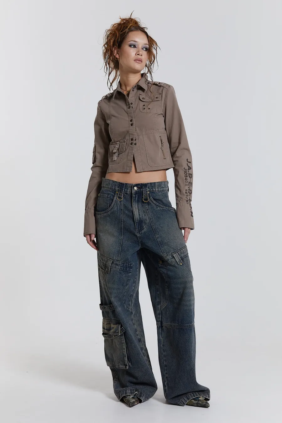 Jaded London Long Sleeve Tops*Solstice Cargo Shirt