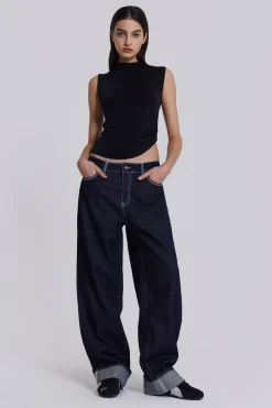 Jaded London Jeans*Sonic Embroidered Baggy Jeans