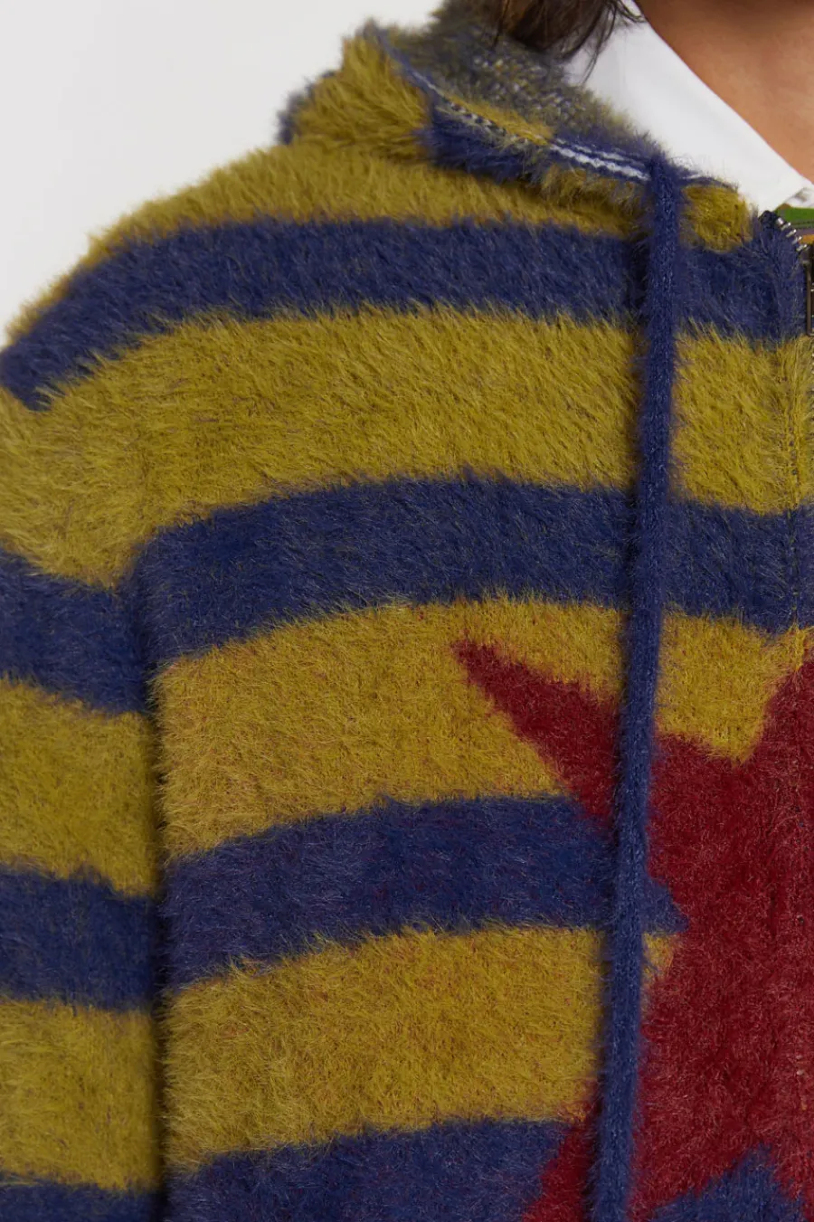 Jaded London *Sonic Stripe Knit Hoodie