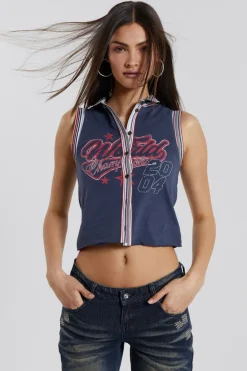 Jaded London Crop Tops*Stars And Stripes Vest