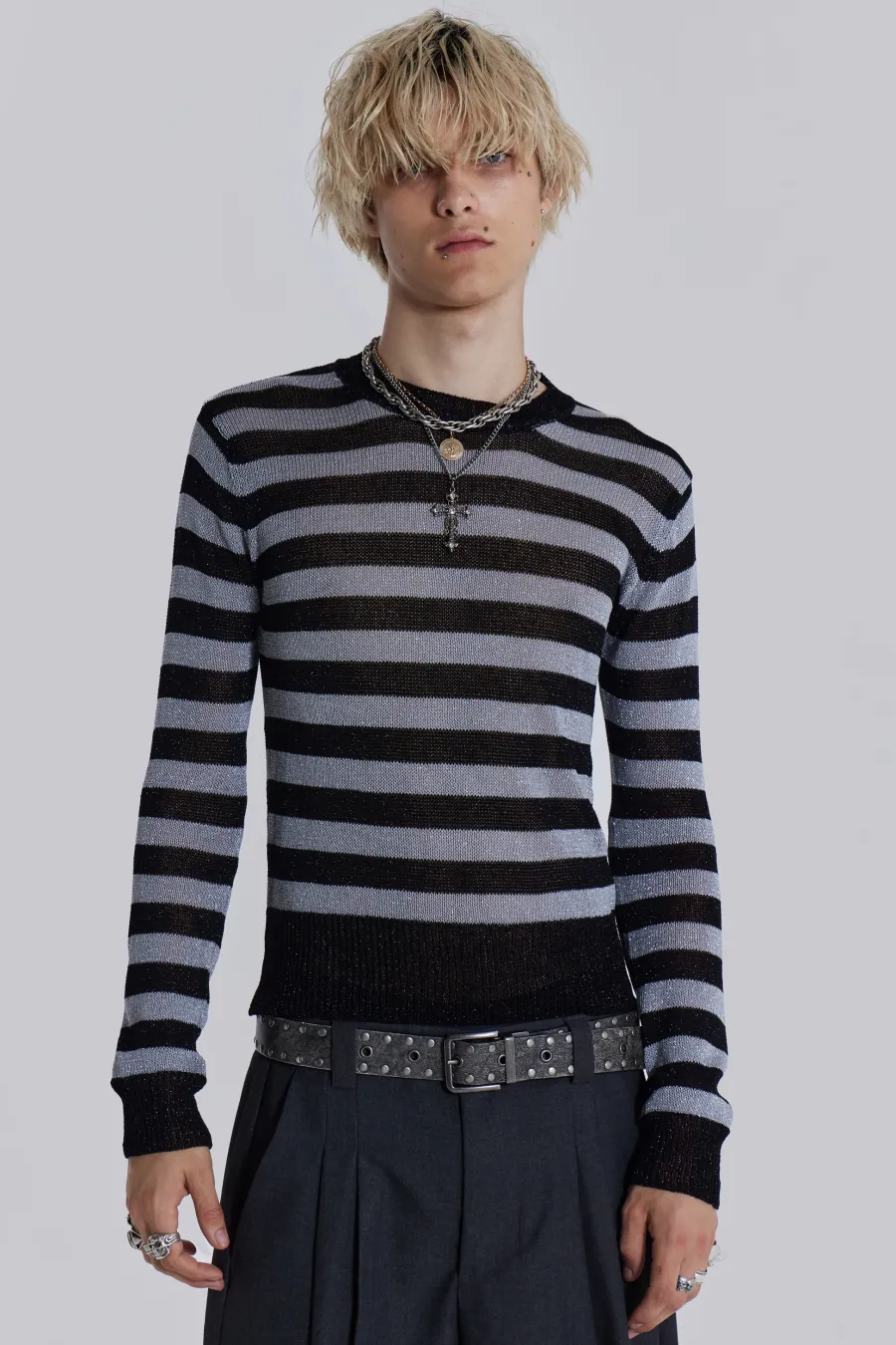 Jaded London Knitwear*Sterling Stripe Knit
