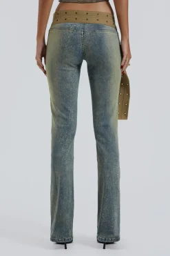 Jaded London Jeans*Strap Up Stonewash Jeans
