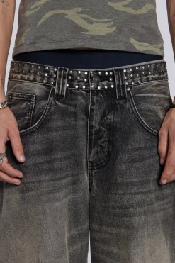 Jaded London Colossus Jeans*Stud Colossus Jeans