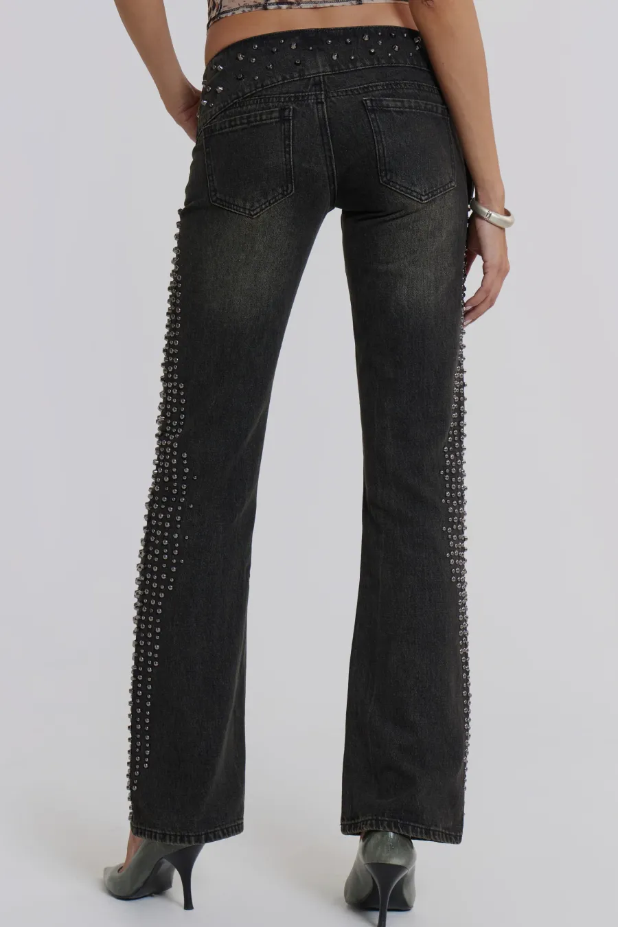 Jaded London Jeans*Studded Up Denim Jeans