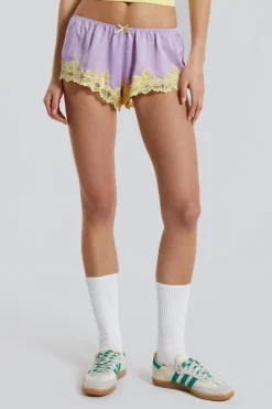 Jaded London Shorts & Jorts*Sugar Lace Satin Shorts
