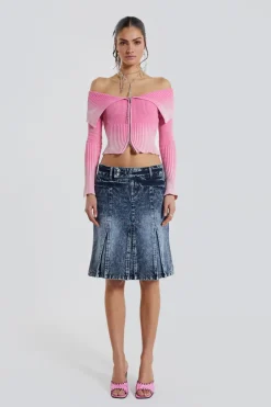 Jaded London Midi Skirts*The Hills Denim Midi Skirt