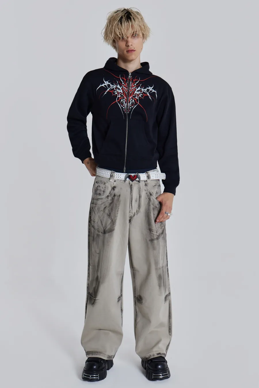 Jaded London Hoodies & Sweatshirts*Thorn Zip Hoodie