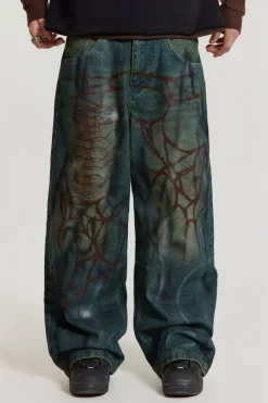Jaded London Jeans*Through The Trees Baggy Jeans