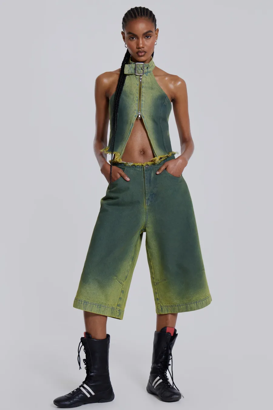 Jaded London *Toxic Denim Jorts