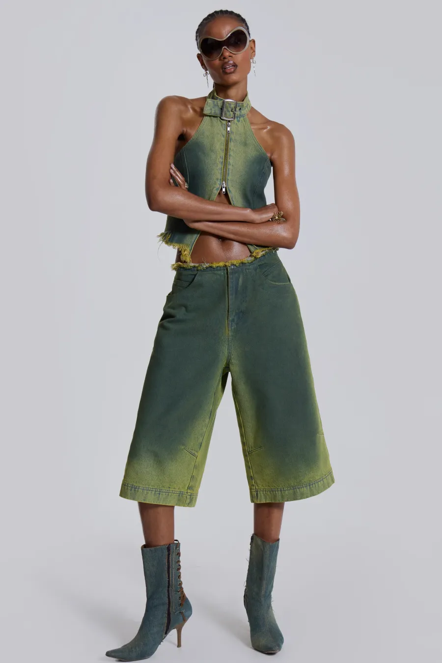 Jaded London *Toxic Denim Jorts