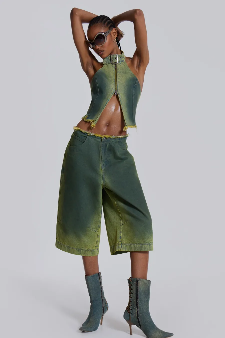 Jaded London *Toxic Denim Top