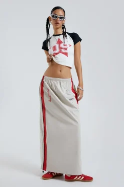 Jaded London Maxi Skirts*Uptown Windbreaker Maxi Skirt