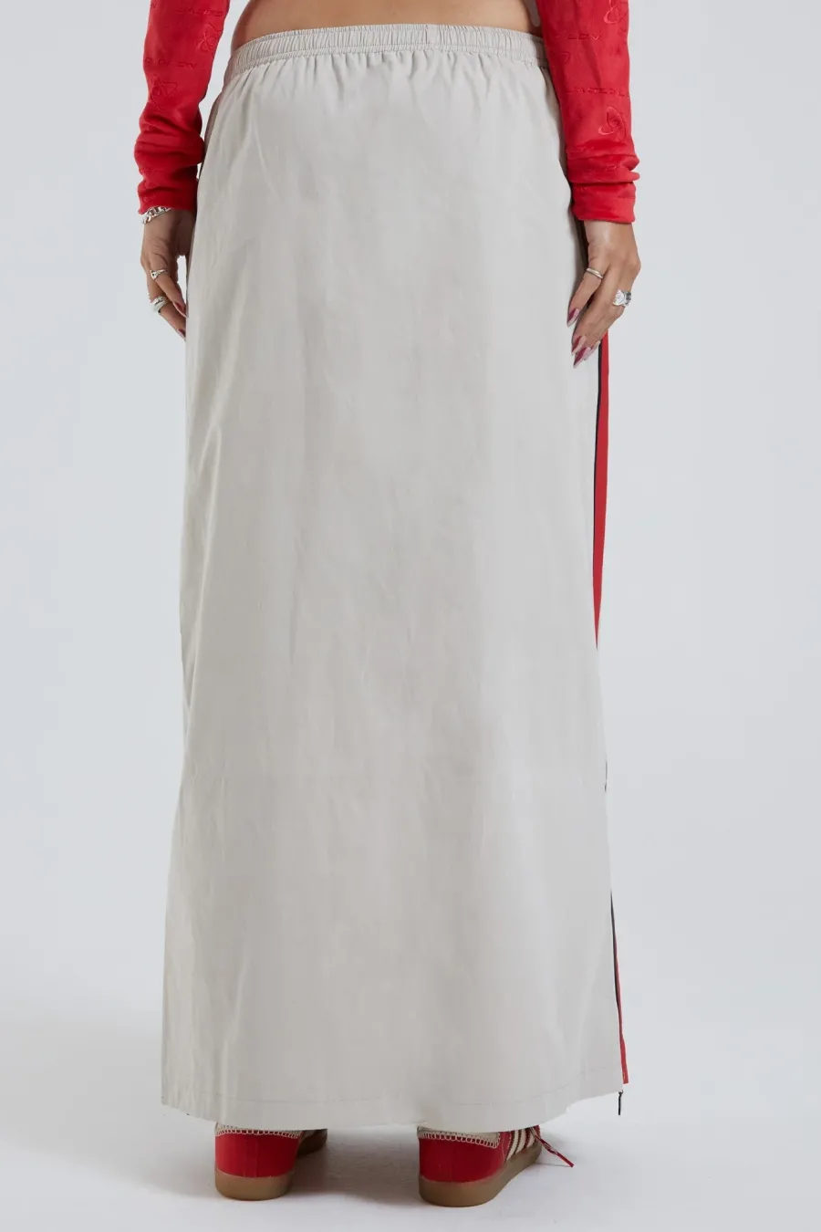 Jaded London Maxi Skirts*Uptown Windbreaker Maxi Skirt