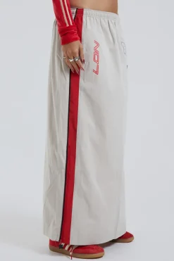 Jaded London Maxi Skirts*Uptown Windbreaker Maxi Skirt