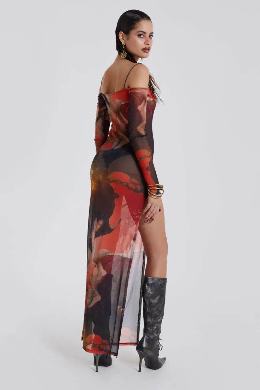 Jaded London Maxi Dresses*Valencia Print Maxi Dress