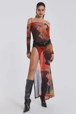 Jaded London Maxi Dresses*Valencia Print Maxi Dress