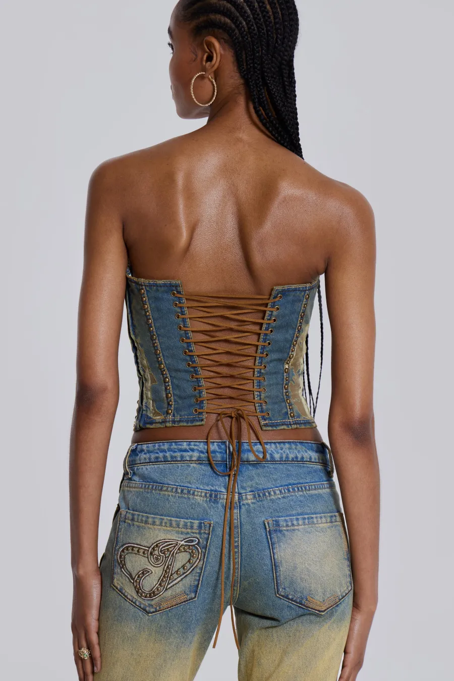 Jaded London Corsets*Vega Denim Corset Top