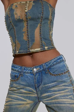 Jaded London Corsets*Vega Denim Corset Top
