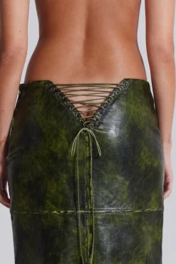 Jaded London *Venom Faux Leather Maxi Skirt