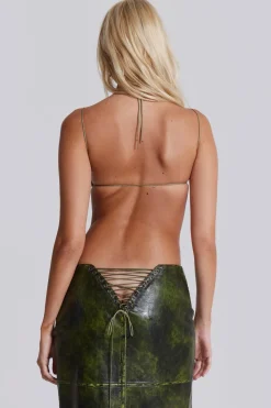 Jaded London *Venom Faux Leather Maxi Skirt