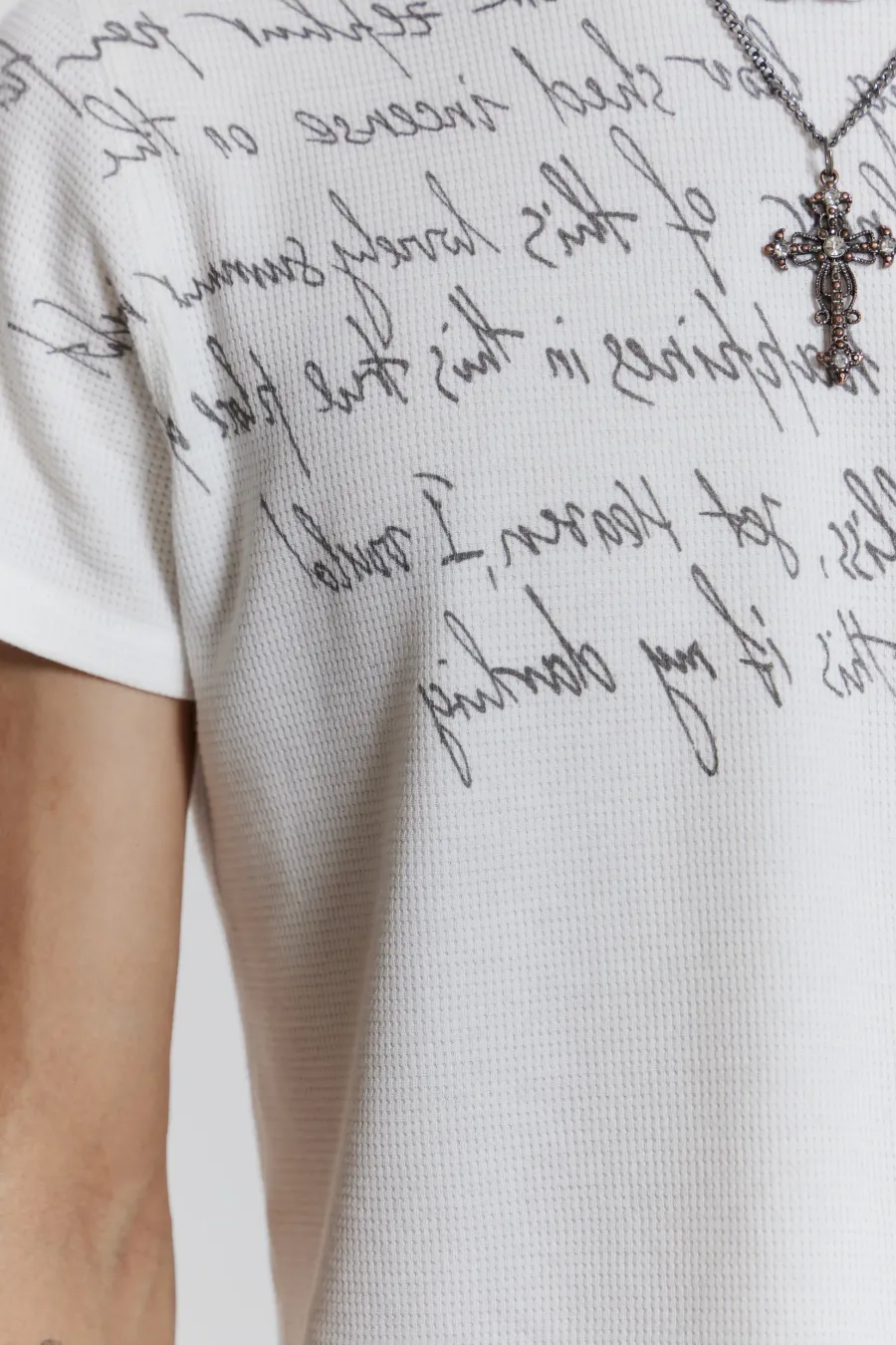 Jaded London T-Shirts*Verse Waffle Tee