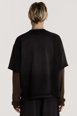 Jaded London T-Shirts*Villain Layered Sweat